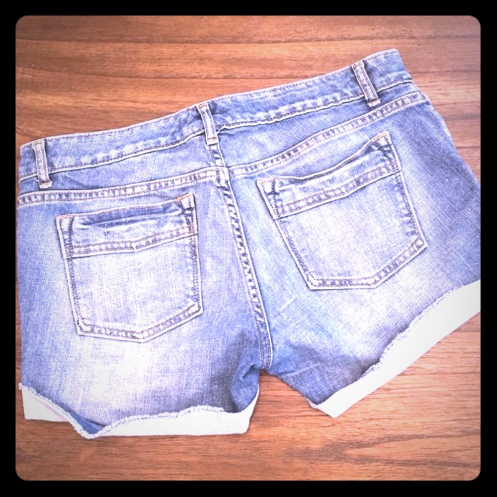 Gap distressed denim shorts- cut-offs style
